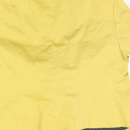 Womens UK Size 12 Marks and Spencer Regular Yellow Blazer