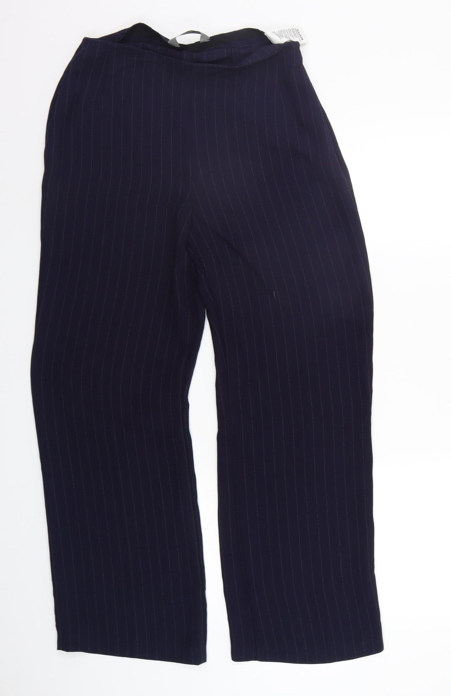 Womens UK Size 12 Marks and Spencer Regular Fit  Blue Trousers