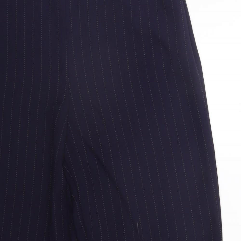 Womens UK Size 12 Marks and Spencer Regular Fit  Blue Trousers