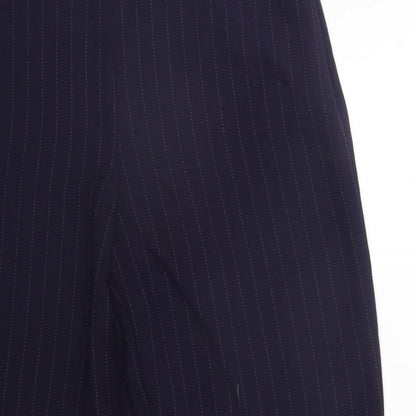 Womens UK Size 12 Marks and Spencer Regular Fit  Blue Trousers
