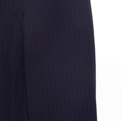 Womens UK Size 12 Marks and Spencer Regular Fit  Blue Trousers