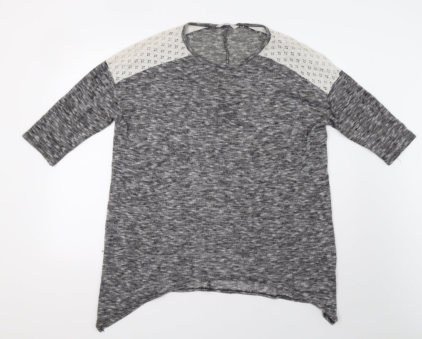 George Womens Grey   Pullover Sweatshirt Size 14