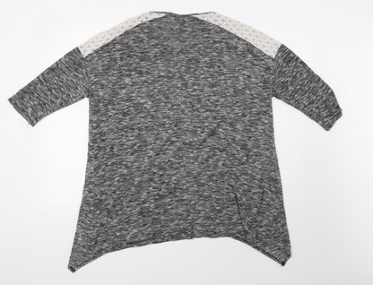 George Womens Grey   Pullover Sweatshirt Size 14