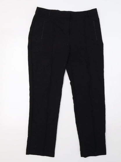 Womens UK Size 10 NEXT Regular Fit  Black Trousers