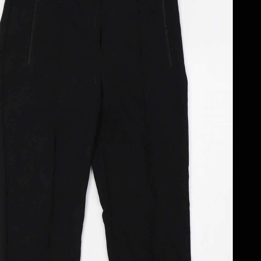 Womens UK Size 10 NEXT Regular Fit  Black Trousers