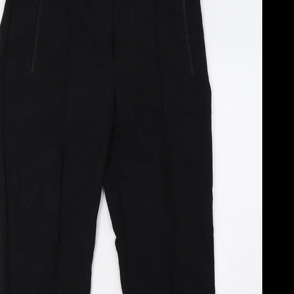 Womens UK Size 10 NEXT Regular Fit  Black Trousers