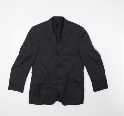 Mens UK Size 38 Burton Regular Grey Suit Jacket