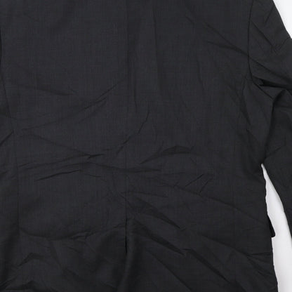 Mens UK Size 38 Burton Regular Grey Suit Jacket