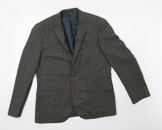 F&F Mens Grey Check  Jacket Blazer