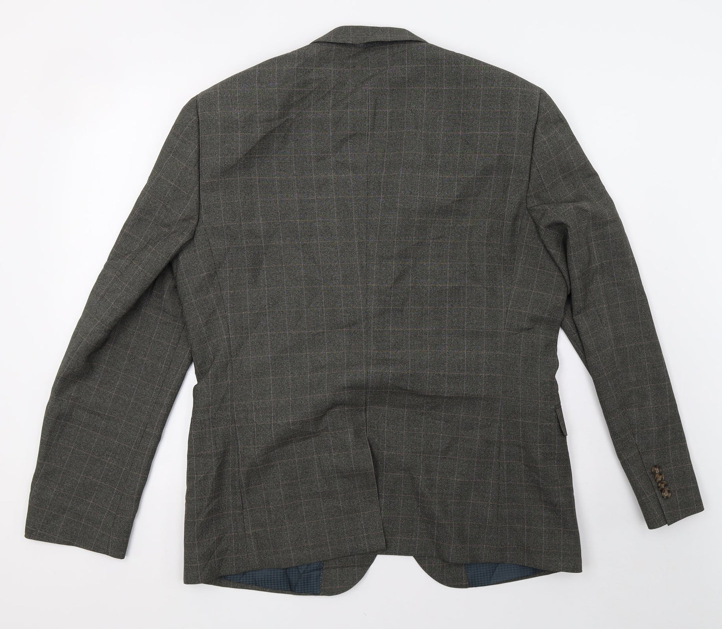 F&F Mens Grey Check  Jacket Blazer