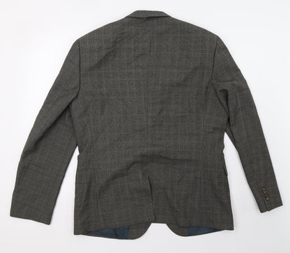 F&F Mens Grey Check  Jacket Blazer