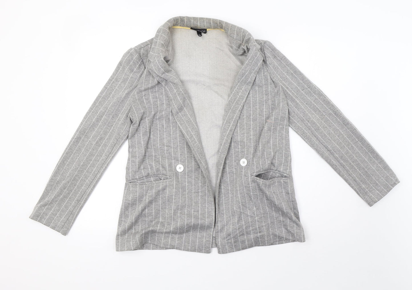 Womens UK Size 8 Topshop Grey Jacket