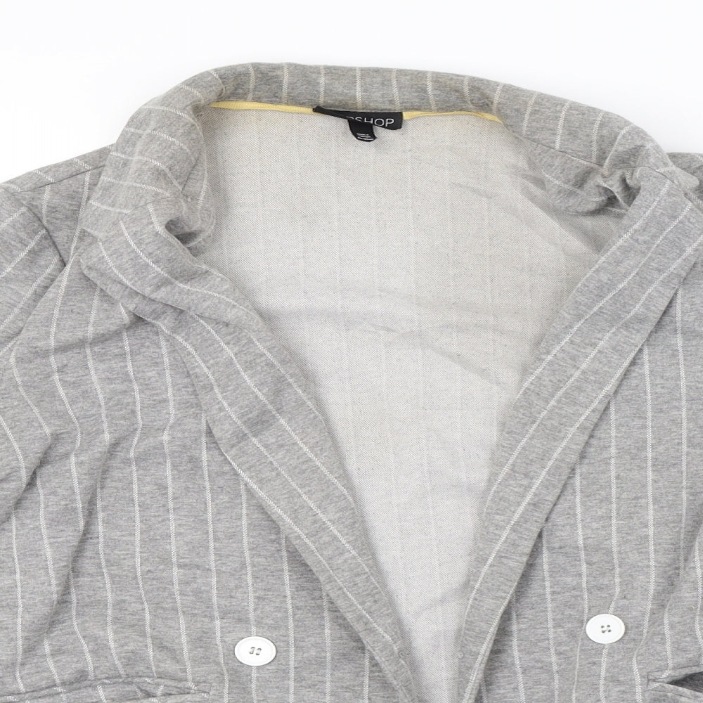 Womens UK Size 8 Topshop Grey Jacket