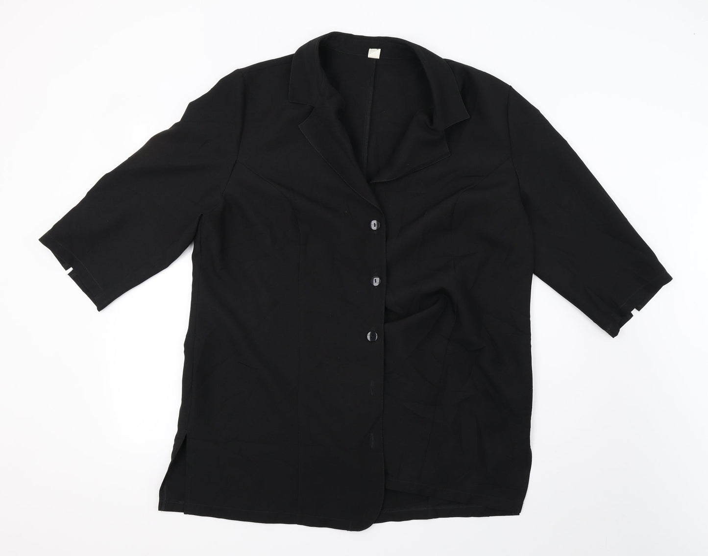 Womens UK Size 20 Preworn Black Jacket