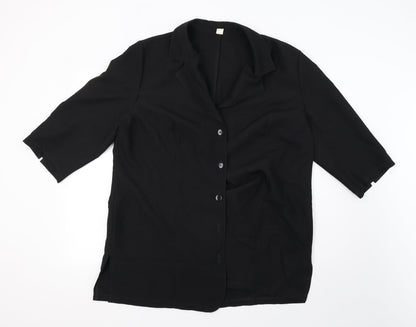 Womens UK Size 20 Preworn Black Jacket