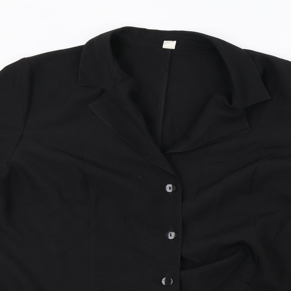 Womens UK Size 20 Preworn Black Jacket