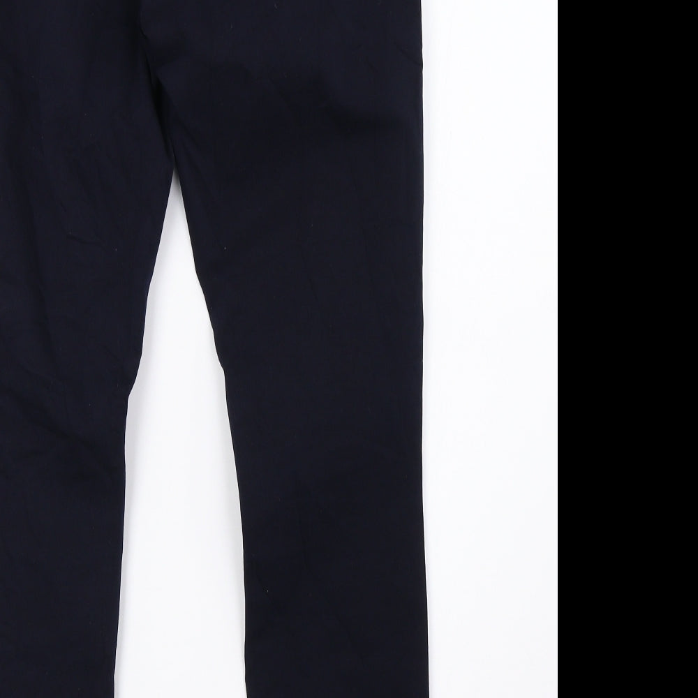 Womens UK Size 8 Preworn Regular Fit  Blue Trousers