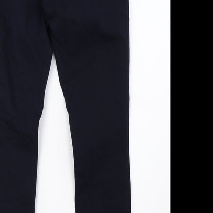 Womens UK Size 8 Preworn Regular Fit  Blue Trousers