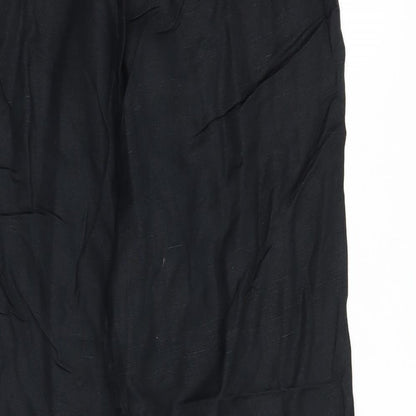 Womens UK Size 12 Preworn Regular Fit  Black Trousers