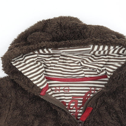 Marks and Spencer Baby Brown   Jacket Coatigan Size 18-24 Months