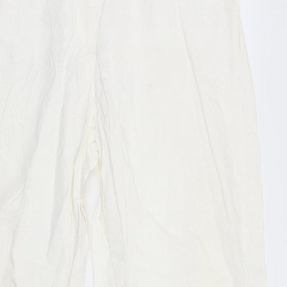 Womens UK Size 18 Canda Regular Fit  White Trousers