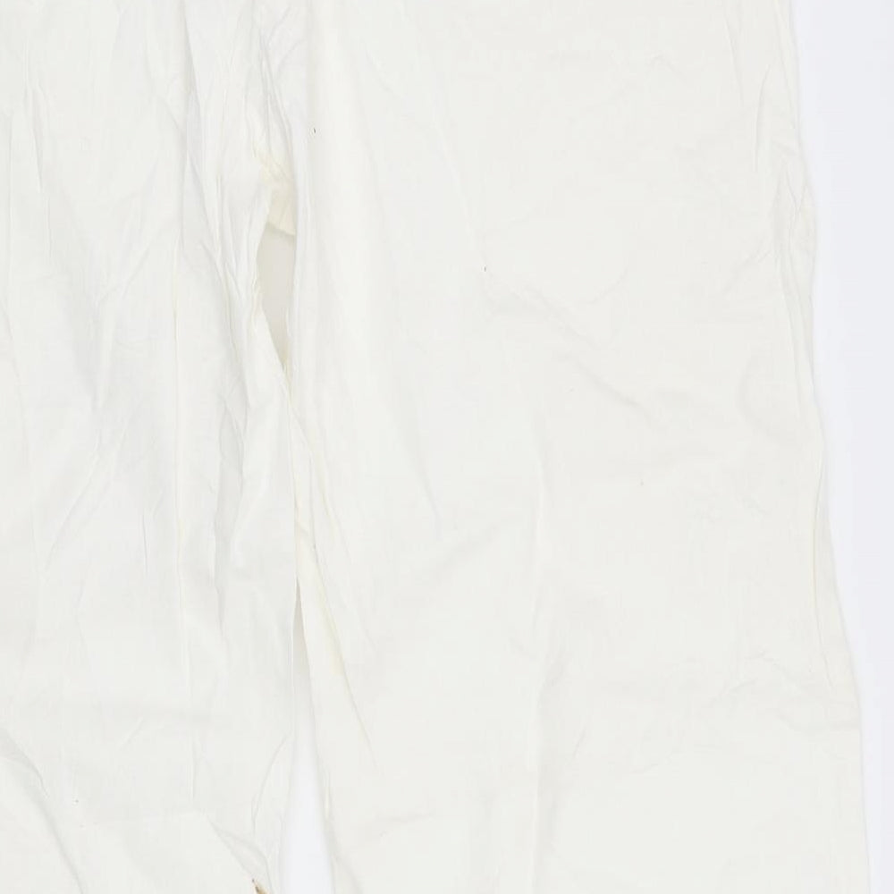 Womens UK Size 18 Canda Regular Fit  White Trousers