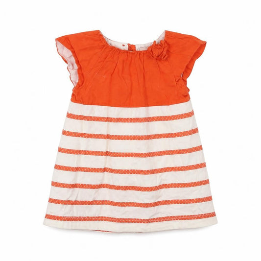 Gap Girls Orange Striped  A-Line  Size 3-6 Months
