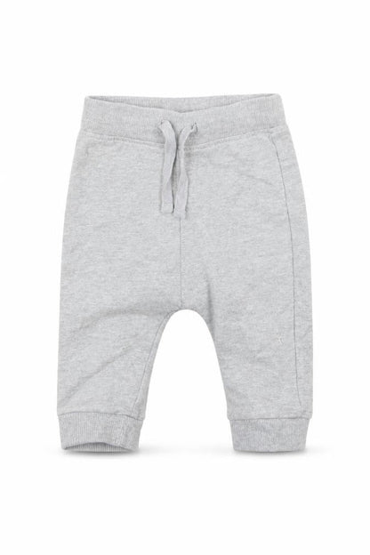 Front view of Marks & Spencer Baby Grey sweatpants, size 6-9, Months