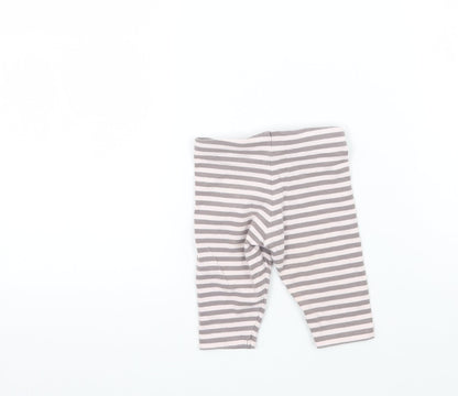 NEXT Baby Pink Striped  Sweatpants Trousers Size 3-6 Months