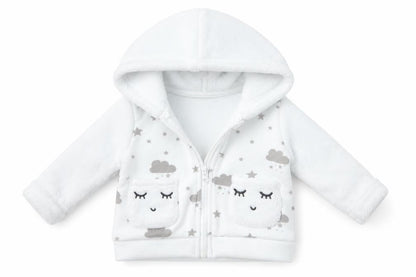 Zy Baby Grey Geometric  Jacket Coatigan Size 0-3 Months