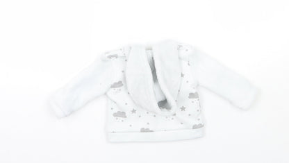 Zy Baby Grey Geometric  Jacket Coatigan Size 0-3 Months