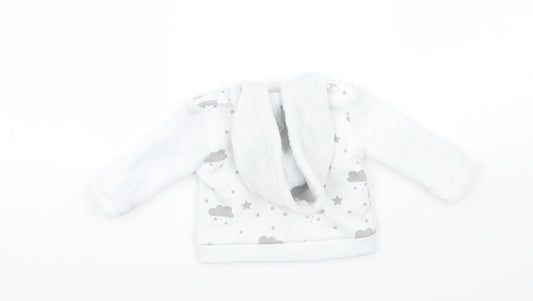 Zy Baby Grey Geometric  Jacket Coatigan Size 0-3 Months