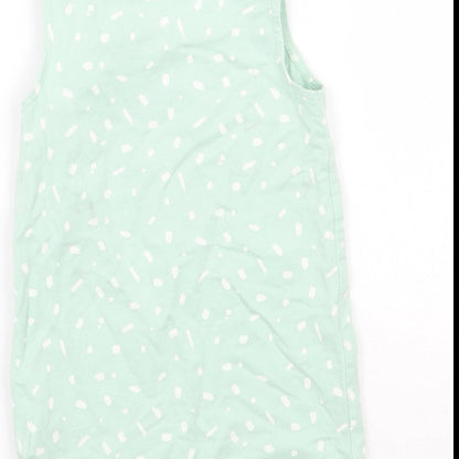 NEXT Girls Green Polka Dot  Babygrow One-Piece Size 3-6 Months