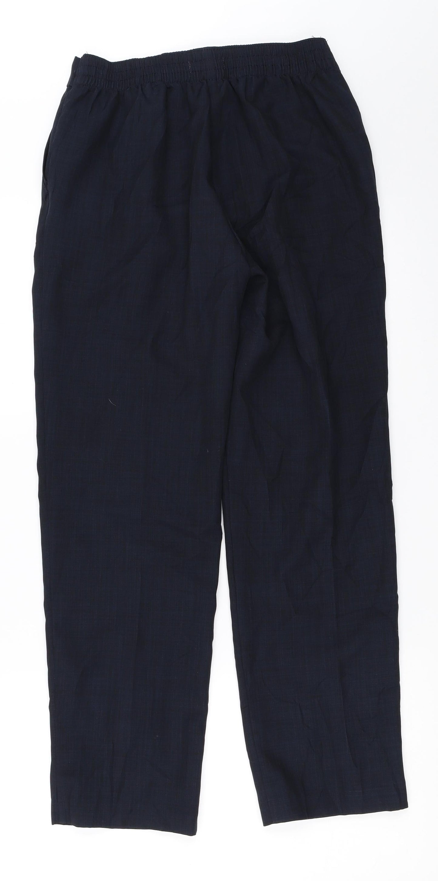 Womens UK Size 8 Marks and Spencer Regular Fit  Blue Trousers