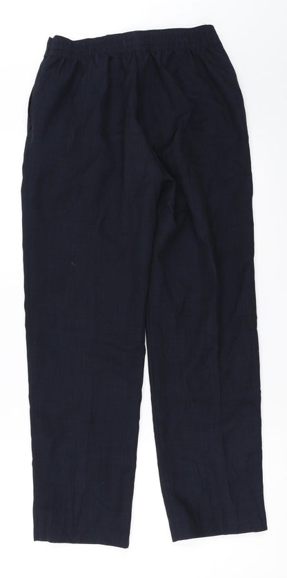 Womens UK Size 8 Marks and Spencer Regular Fit  Blue Trousers