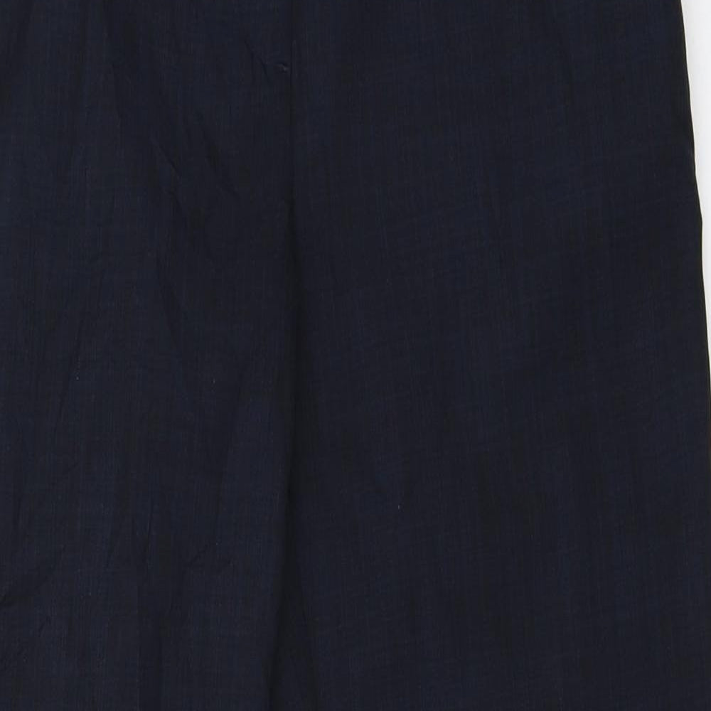 Womens UK Size 8 Marks and Spencer Regular Fit  Blue Trousers