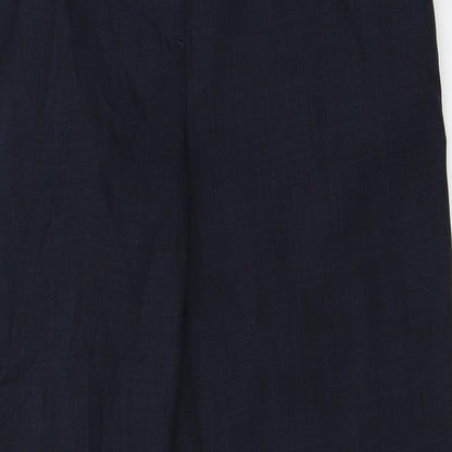 Womens UK Size 8 Marks and Spencer Regular Fit  Blue Trousers