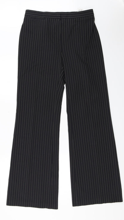 Womens UK Size 12 Marks and Spencer Regular Fit  Black Trousers