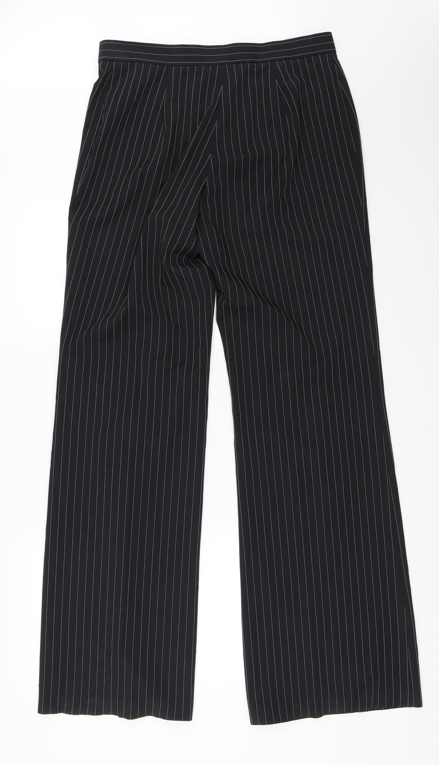 Womens UK Size 12 Marks and Spencer Regular Fit  Black Trousers