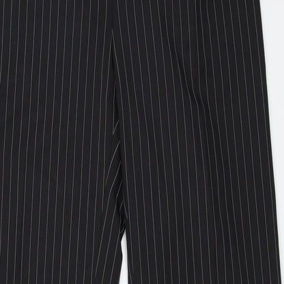 Womens UK Size 12 Marks and Spencer Regular Fit  Black Trousers