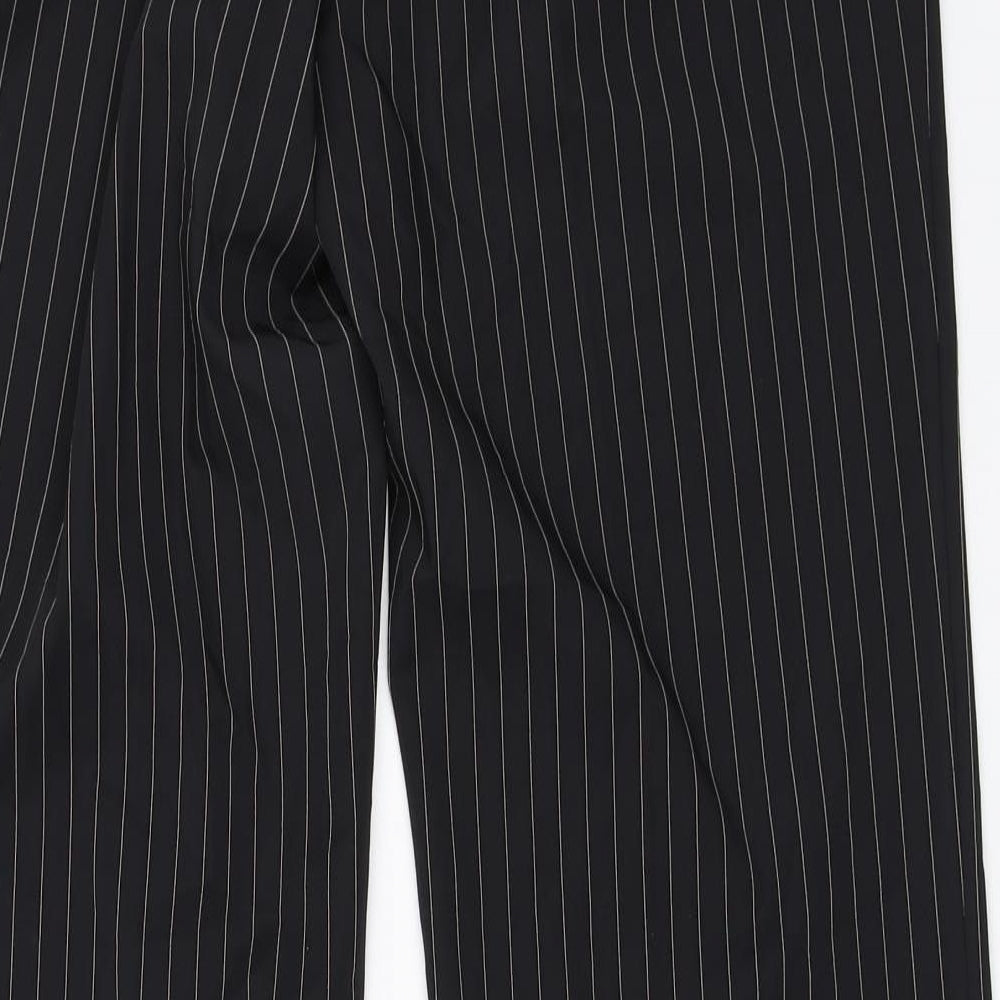 Womens UK Size 12 Marks and Spencer Regular Fit  Black Trousers