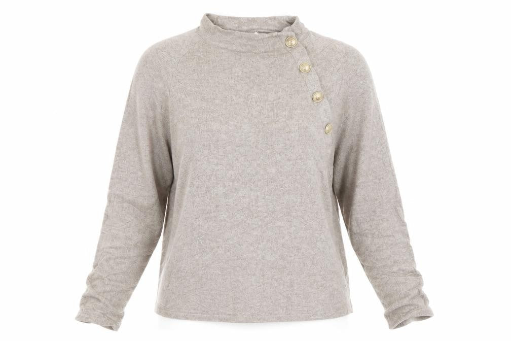 Womens UK Size S H&M Beige Pullover Jumper