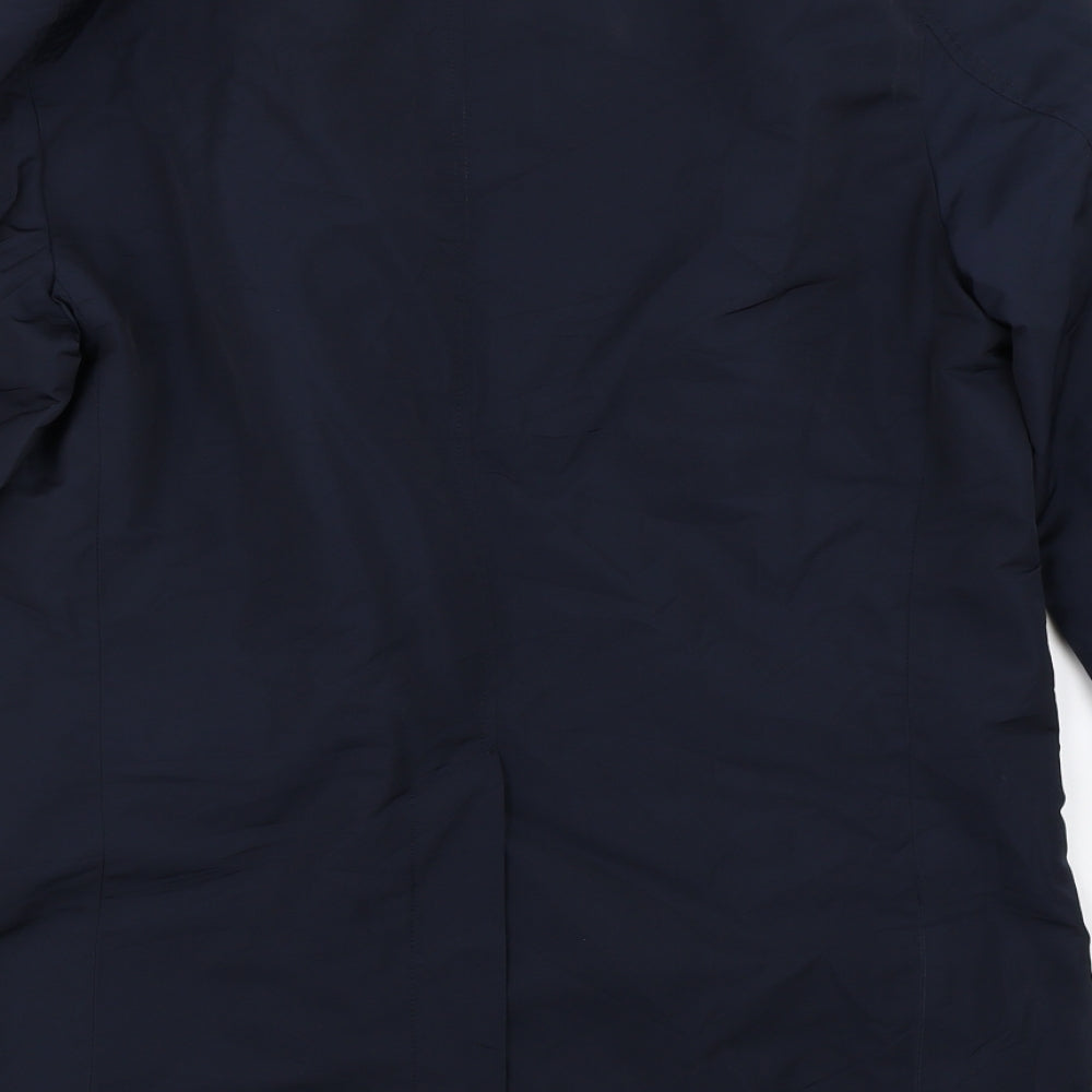 Womens UK Size S Marks and Spencer Blue Overcoat