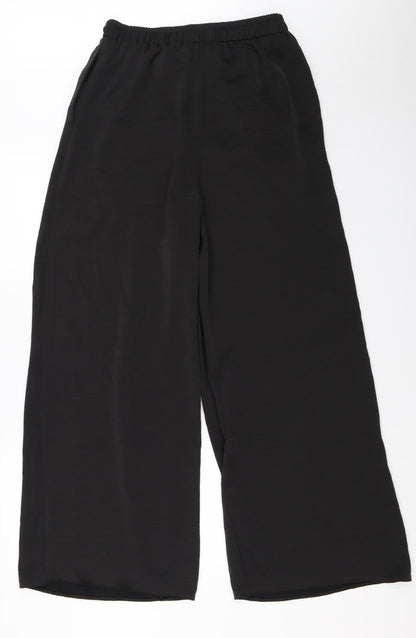 Womens UK Size 29 in Preworn Regular Fit  Black Trousers