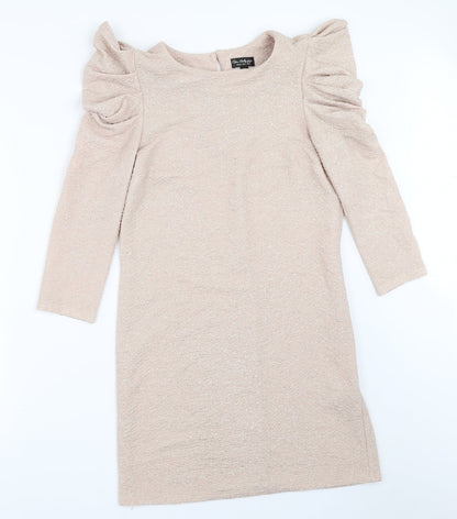 Miss Selfridge Womens Beige   Bodycon  Size 6