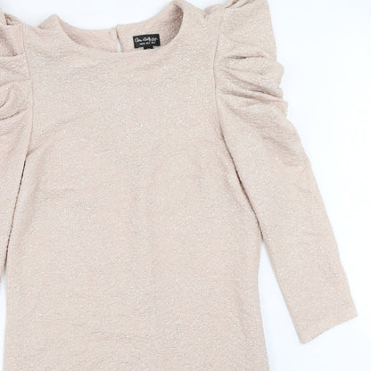 Miss Selfridge Womens Beige   Bodycon  Size 6