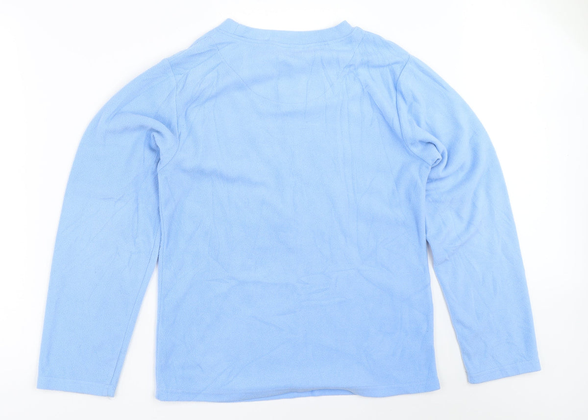 Forever Dreaming Womens Blue Solid  Top Pyjama Top Size S