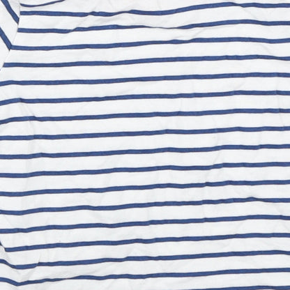 George Boys White Striped  Basic T-Shirt Size 3-6 Months
