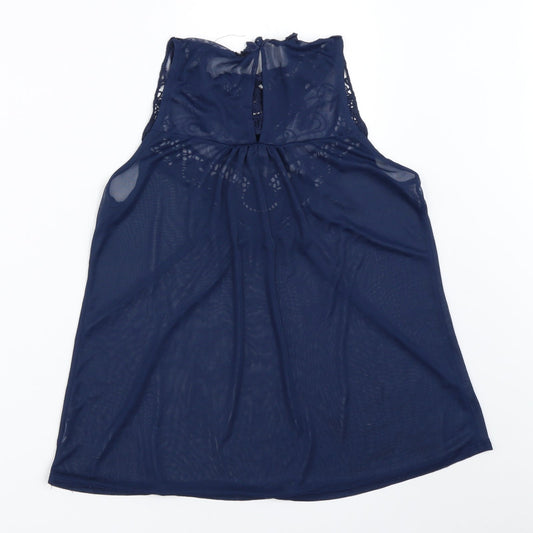 Womens UK Size 6 Atmosphere Blue Basic Blouse