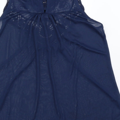 Womens UK Size 6 Atmosphere Blue Basic Blouse